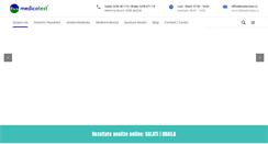 Desktop Screenshot of medicotest.ro